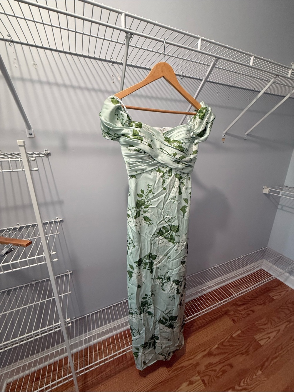 Brand New Never Worn AW BRIDAL Bridesmaid Dress Light Green